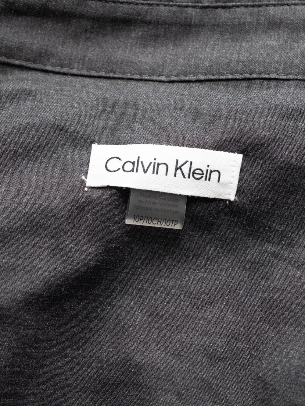 Calvin Klein - Placement Print Midi Shirt Dress - Picture 4 of 11